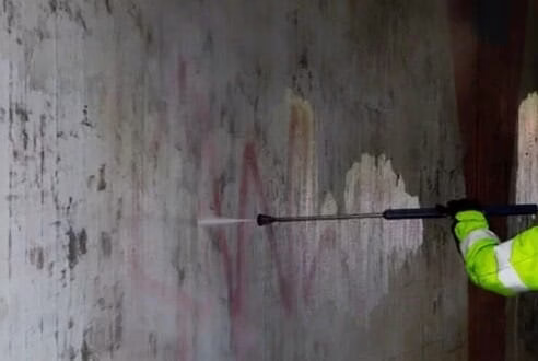 Graffiti removal in Los Angeles County by Stacey's Cleaning Service