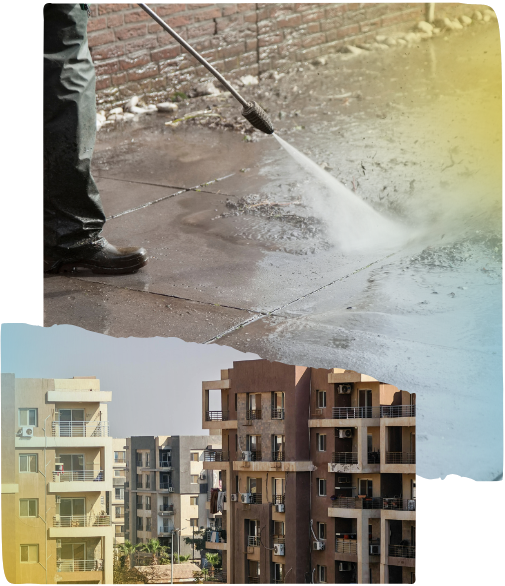 Apartment Complex Pressure Washing (1)